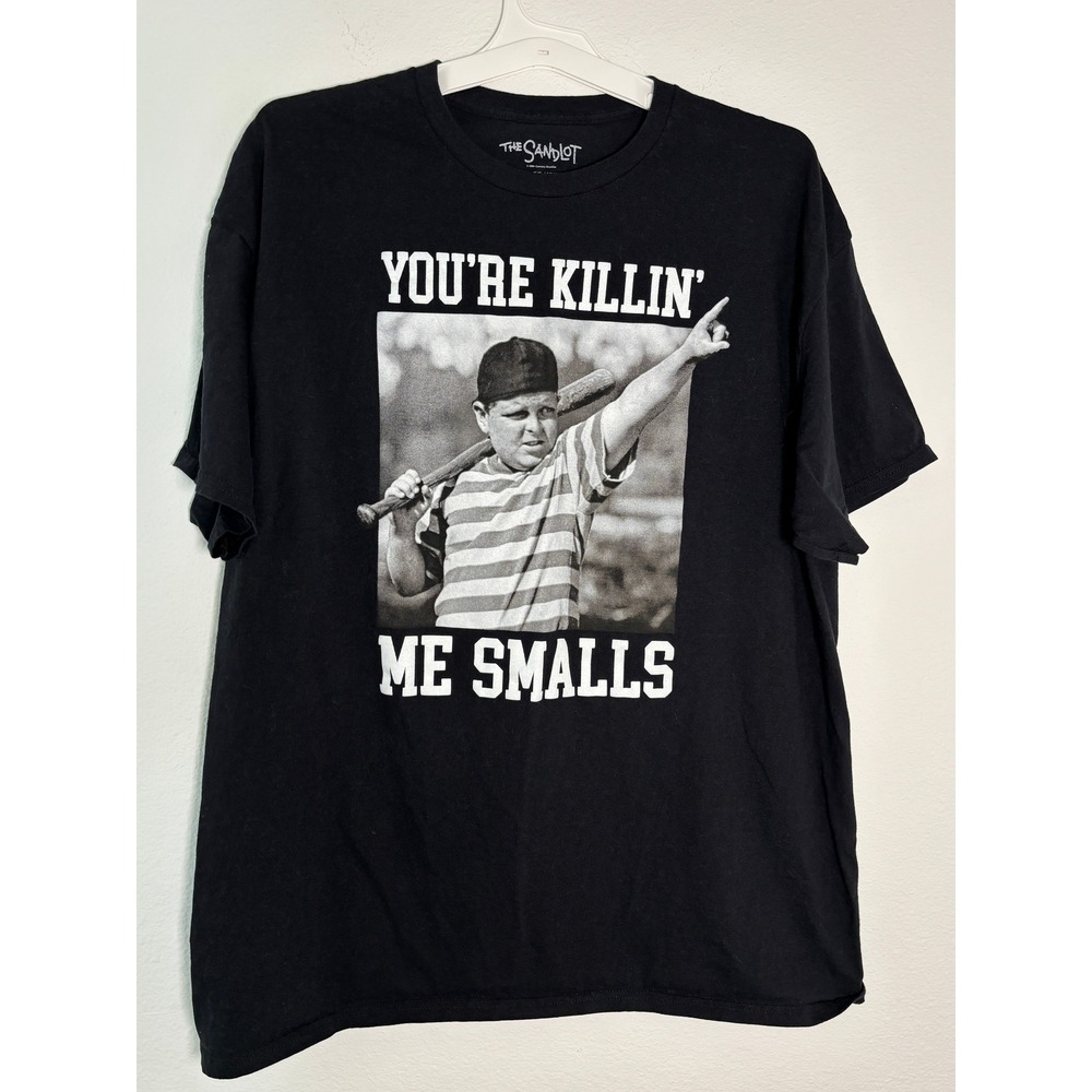 The Sandlot You're Killin' Me Smalls Graphic T-Shirt Black XL Mens Baseball